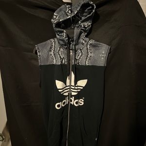 Adidas sleeveless hoodie size XS